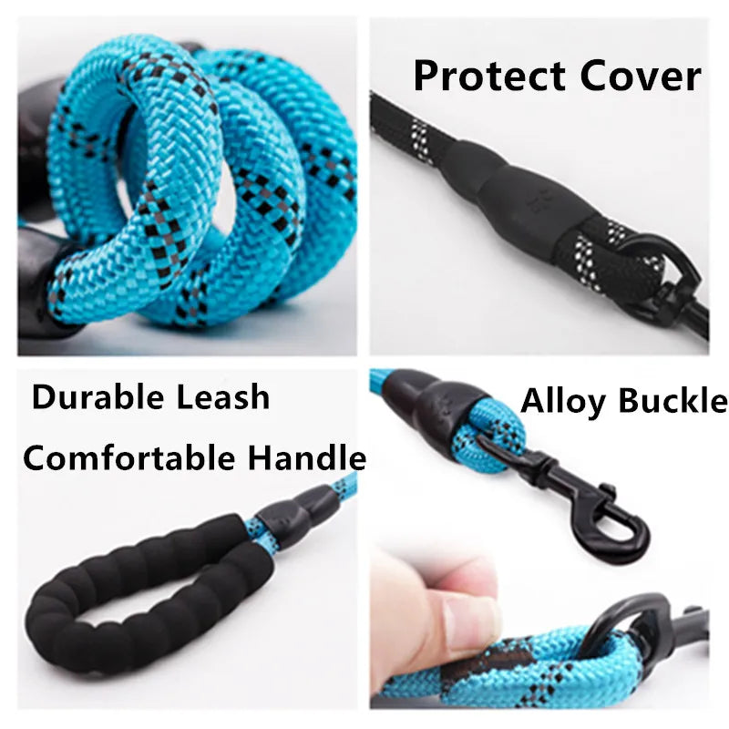 Reflective Short Leashes for Large Dogs